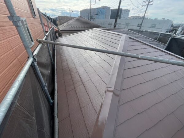 川越市にて屋根修理〈屋根塗装〉の施工後写真