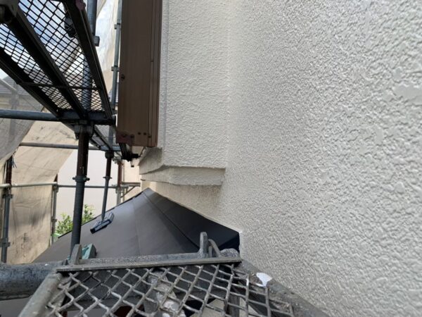 川越市にて屋根修理に伴う外壁塗装工事の施工後写真
